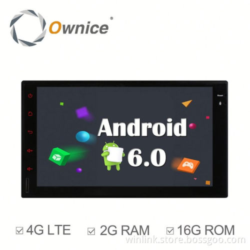 Android 6.0 C500 Quad core mulitmedia car player for universal Built in 4G LTE 2G ROM Support DAB TPMS Mirror